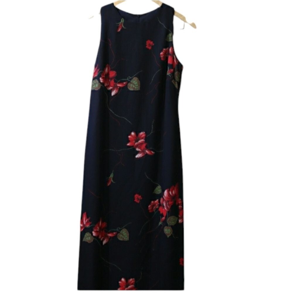 Jessica Howard Vintage 90s Maxi Dress Floral 8